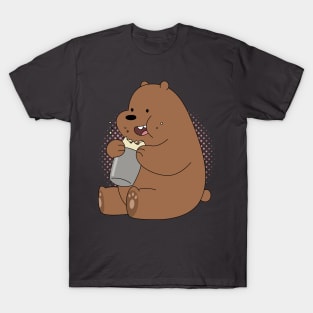Cute Bear Eating T-Shirt
